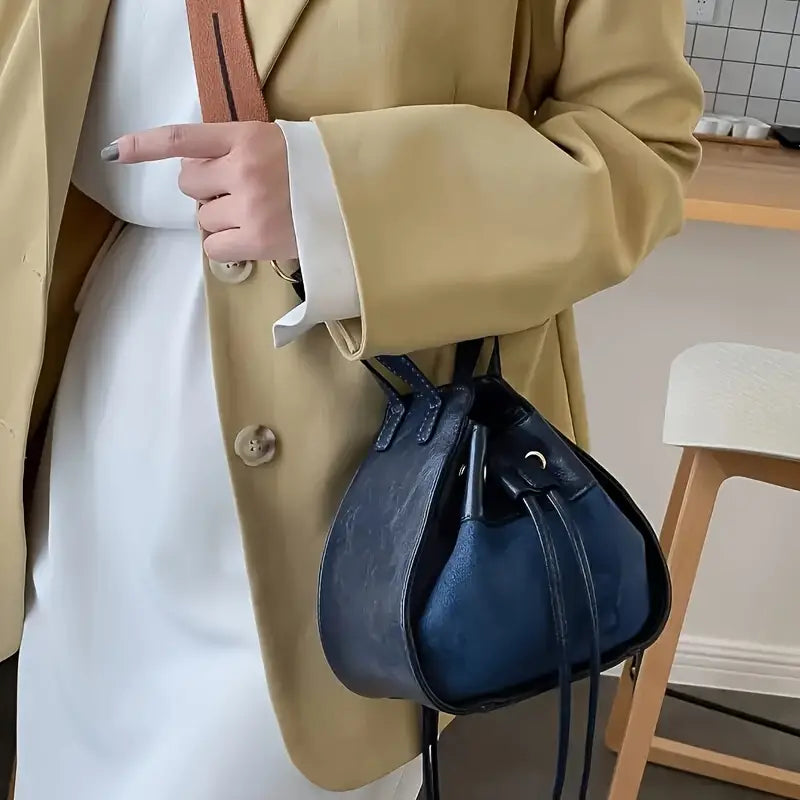 C - borsa mini secchiello con coulisse