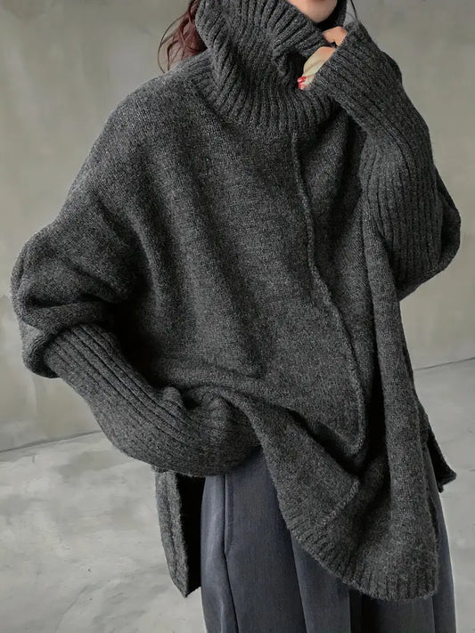 Sophie | Maglione dolcevita maniche a pipistrello