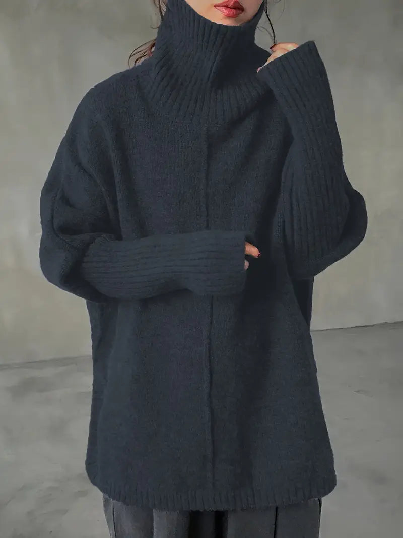 Sophie | Maglione dolcevita maniche a pipistrello