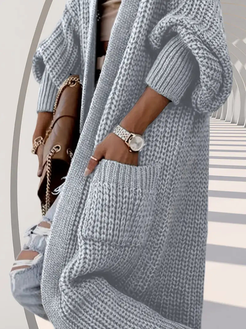 Connie™ | Cardigan Lungo a costine