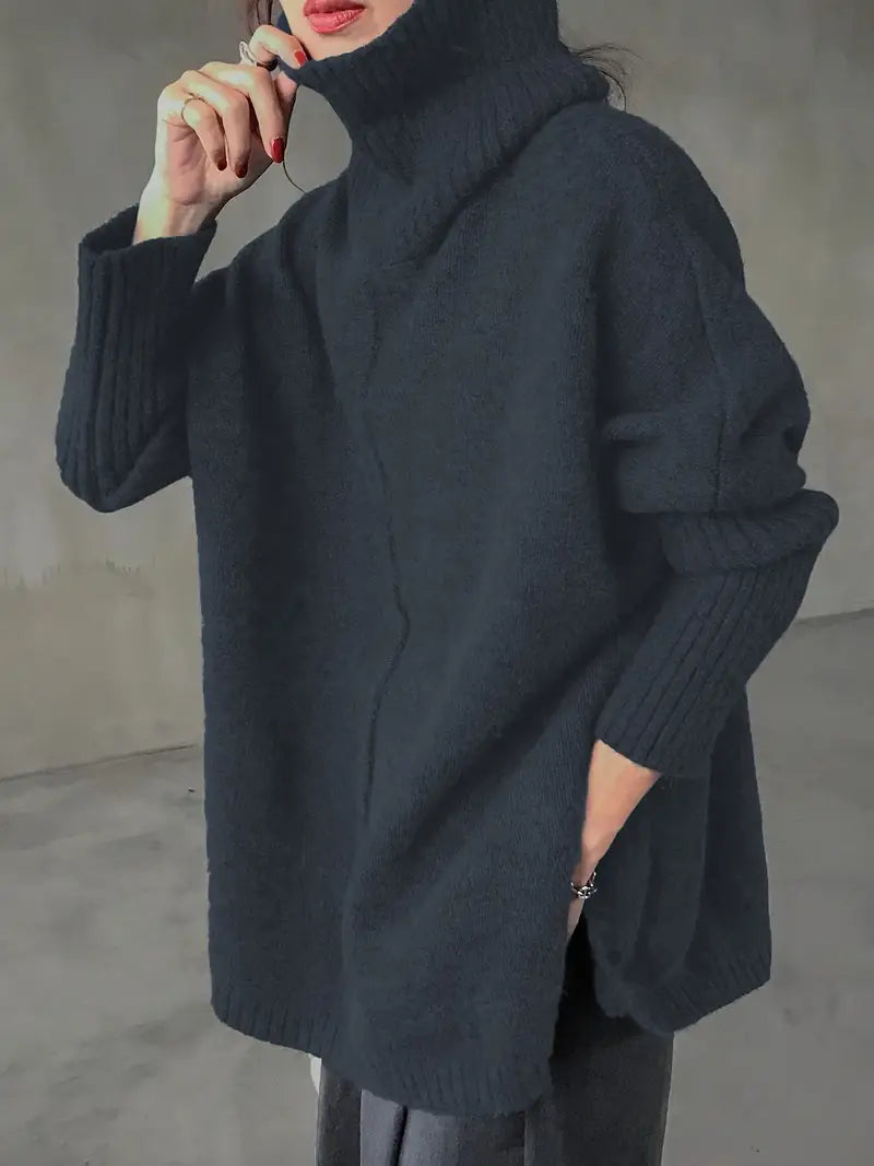 Sophie | Maglione dolcevita maniche a pipistrello