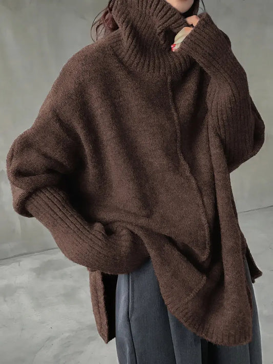 Sophie | Maglione dolcevita maniche a pipistrello