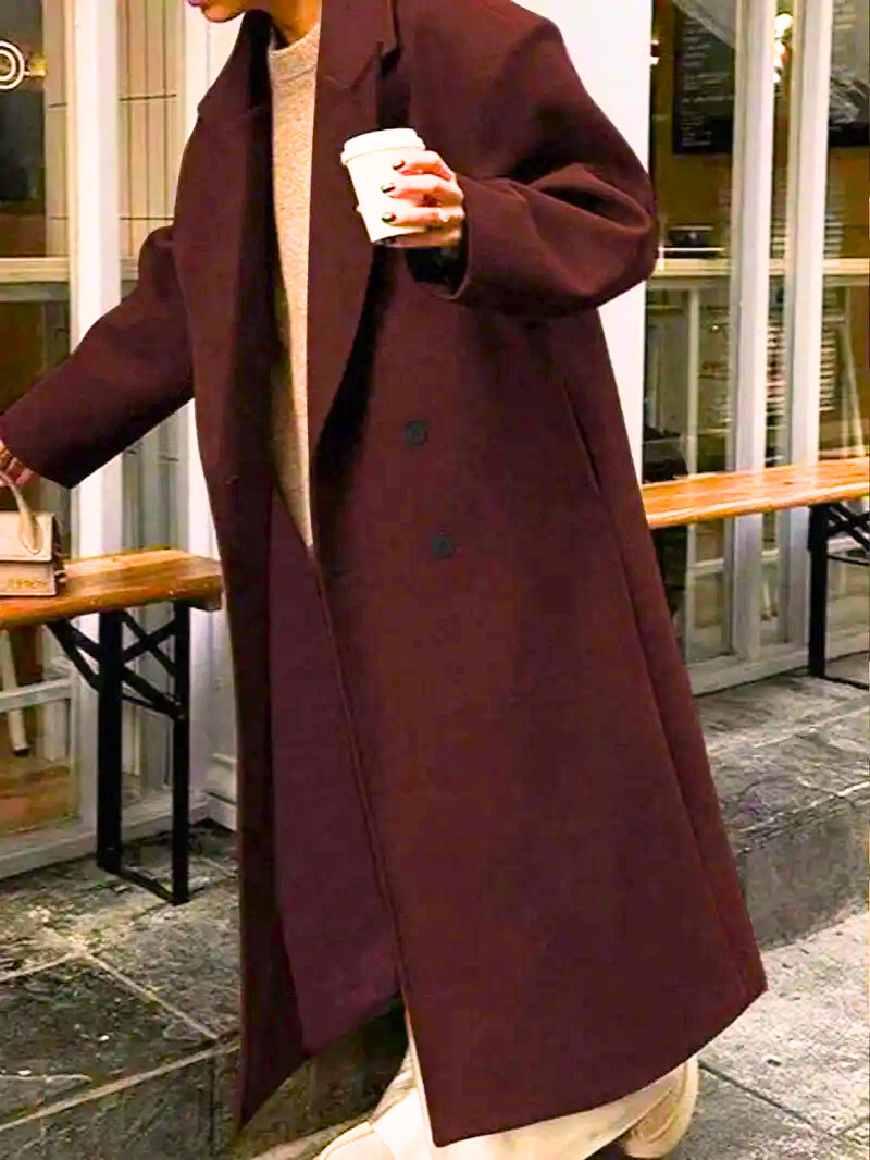 Milly - Cappotto lungo doppiopetto