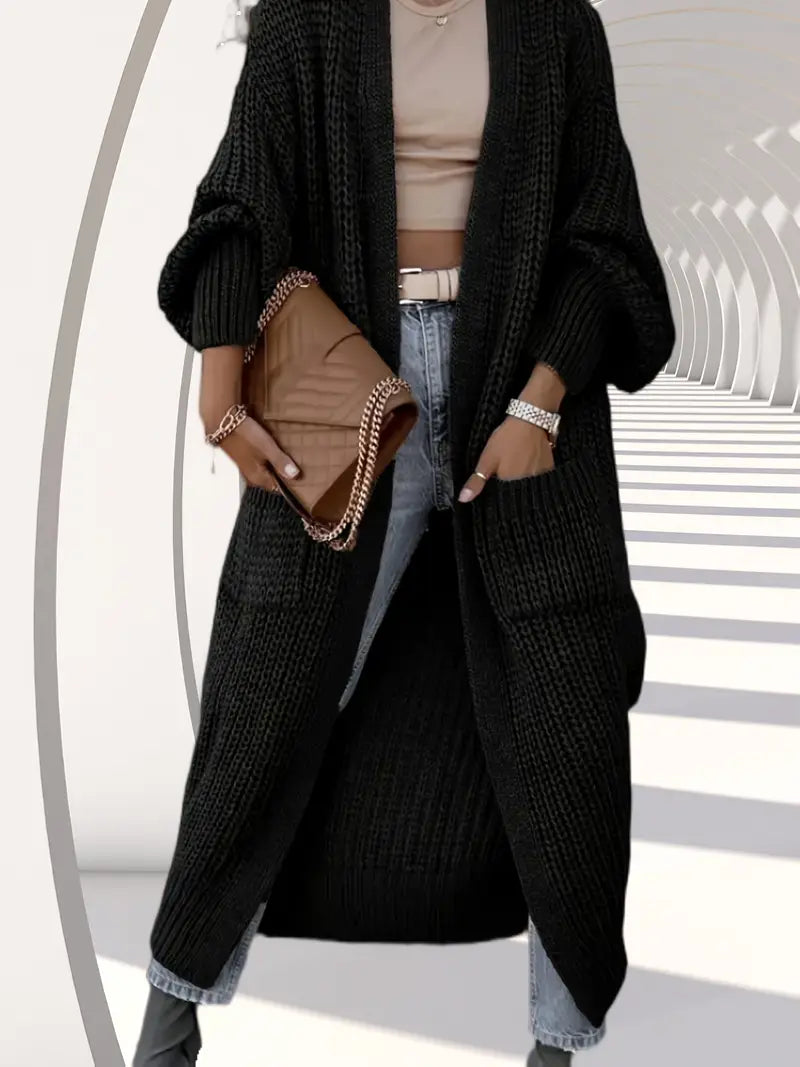 Connie™ | Cardigan Lungo a costine