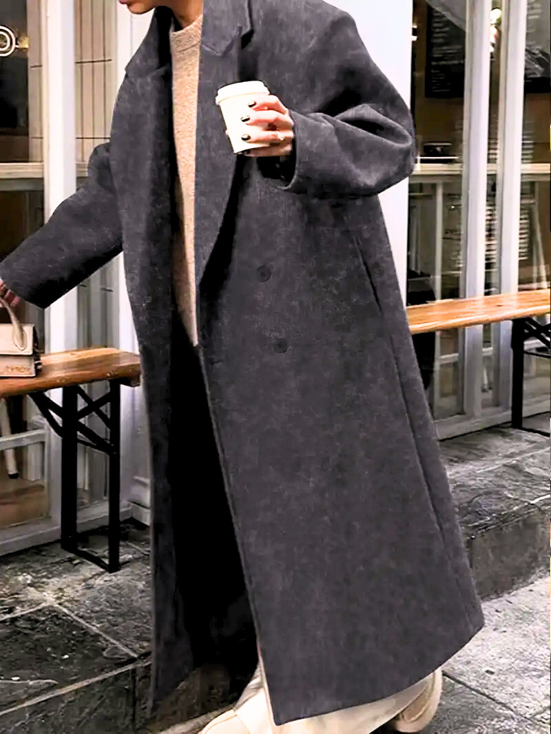 Milly - Cappotto lungo doppiopetto