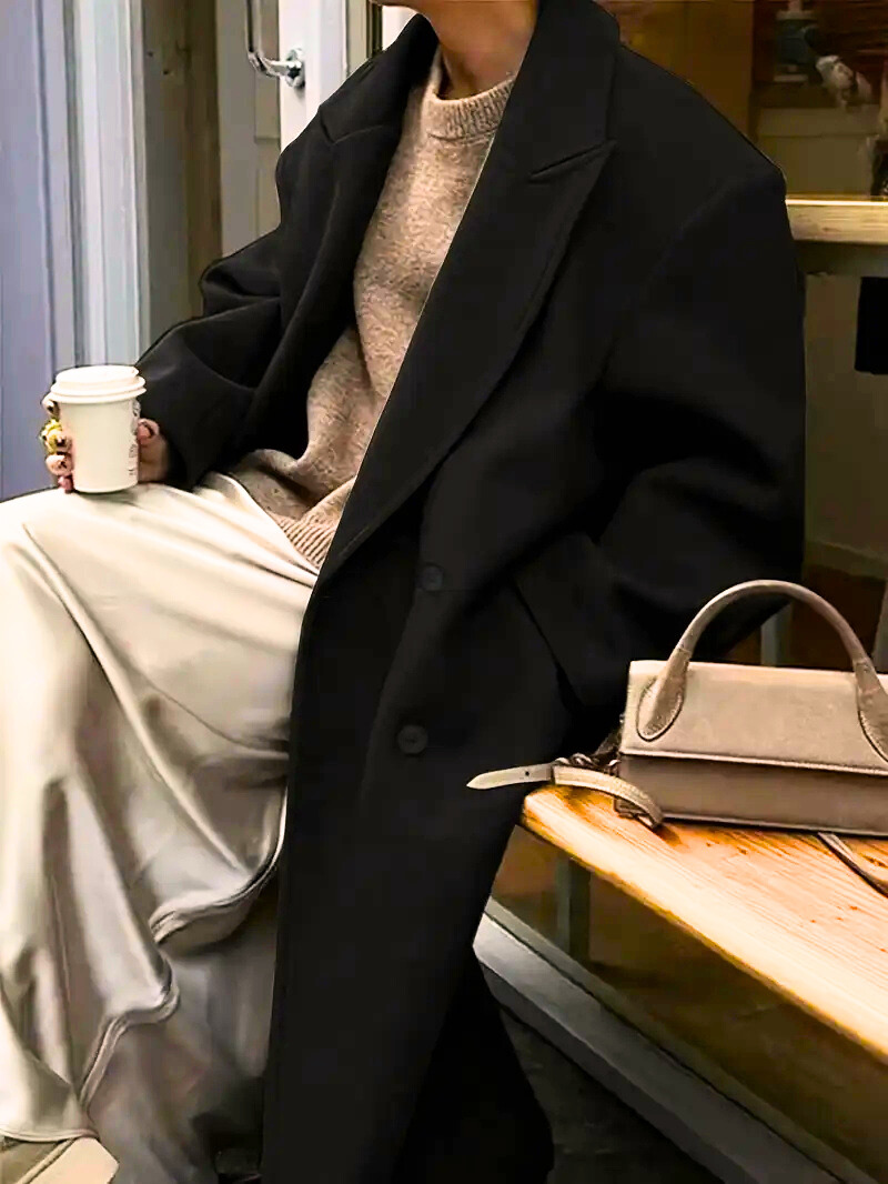 Milly - Cappotto lungo doppiopetto