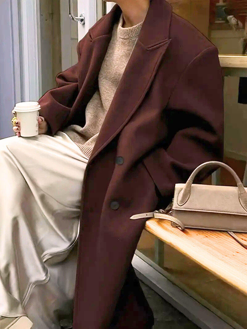 Milly - Cappotto lungo doppiopetto